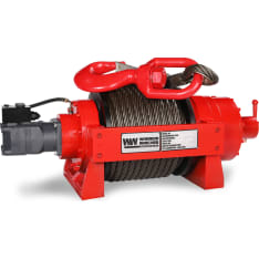 Warrior JR 20 industrial hydraulic winch