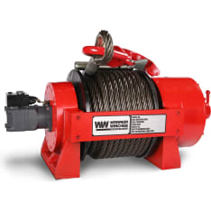 Warrior JR 25 industrial hydraulic winch