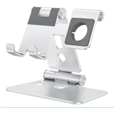 Desire2 Restore Pro Apple Watch silver charging stand