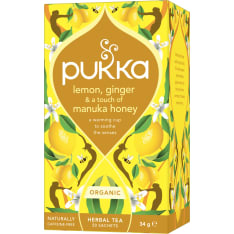 Pukka Lemon Ginger and touch of Manuka Honey 20pss yrttitee
