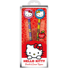 Hello Kitty Pencils And Toppers 2Pk