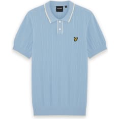 Lyle & Scott Tipped Pique Knitted miesten paita