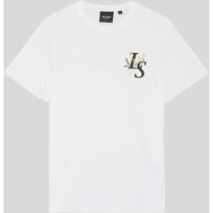 Lyle & Scott Dandelion Script Graphic miesten t-paita