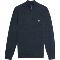 Lyle & Scott mens lambswool blend quarter zip jumper
