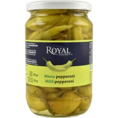 Royal 660/320 g green mild pepperoni