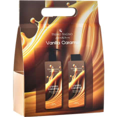 Primo Bagno Vanilla & Caramel vartalovoide ja suihkugeeli lahjapakkaus
