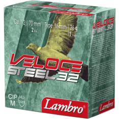 Lambro Steel Veloce 32 g 12/70 25 kpl haulikonpatruuna