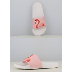 No Logo Name Aqua Slippers