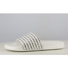 No Logo Name Casual Aqua Slippers
