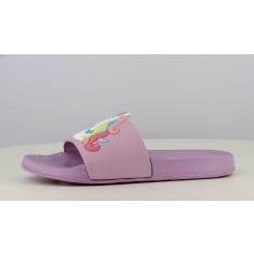 No Logo Name Aqua Slippers