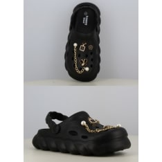 No Logo Name Casual Aqua Slippers