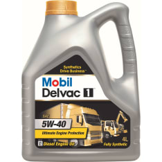 Mobil Delvac Ultra 5W-40 4L Ultimate Defense engine oil
