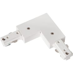 Lucide Track L-connector white right connector for 1-phase rail