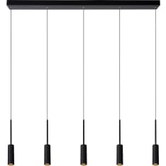 Lucide Tubule 5-piece LED pendant light