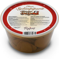Poppies thin gingerbread hearts 350 g