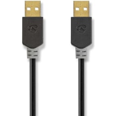 Nedis CCBW60000AT20 uros-uros 2m 2.0 USB-A-kaapeli