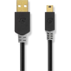 Nedis CCBW60300AT20 USB-A Uros-USB Mini-B 5 pin Uros 2.00 m USB 2.0 kaapeli