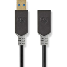 Nedis 2 m USB-A jatkokaapeli