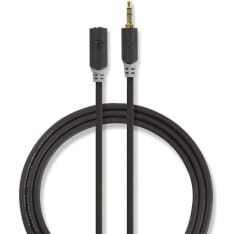 Nedis 3.5 mm uros - 3.5 mm naaras stereoaudiokaapeli