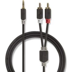 Nedis 3.5 mm - 2x RCA stereo audio cable