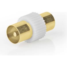 Nedis CSBW40940WT IEC(Coax)Male to IEC(Coax)Male Satellite and Antenna Adapter