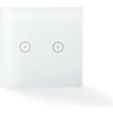 Nedis SmartLife älykäs valokytkin kahdelle valolle