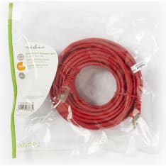 Nedis red Cat5e SF/UTP network cable