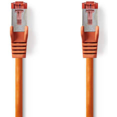 Nedis orange Cat6 S/FTP network cable