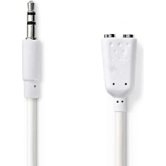 Nedis 3.5 mm male - 2 x 3.5 mm female stereo audio cable