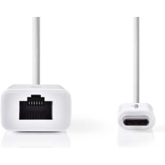 Nedis USB-C  - RJ-45 1Gbps verkkosovitin
