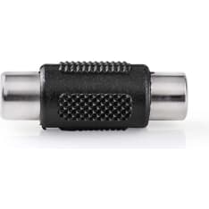 Nedis CAGB24950BK RCA Female to RCA Female Mono Audio Adapter