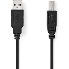 Nedis CCGB60100BK30 USB-A Uros-USB-B Uros 3.00 m USB 2.0 kaapeli