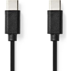 Nedis CCGB60700BK10 USB-C Uros-USB-C Uros 1.00 m USB 2.0 kaapeli