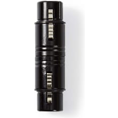 Nedis COTP15920BK XLR 3-Pin female-XLR 3-Pin female XLR adapter