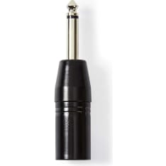 Nedis COTP15942BK XLR 3-Pin male to 6.35 mm male XLR adapter