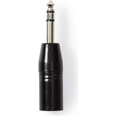 Nedis COTP15943BK XLR adapter | XLR 3-Pin male to 6.35 mm male XLR adapter