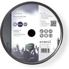 Nedis 2 x (2 x 0.16 mm²) balanced audio cable reel