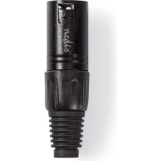 Nedis COTP15900BK Straight Male XLR connector
