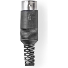 Nedis CAVC20903BK Straight Male 25 pcs DIN connector