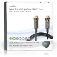 Nedis aktiivinen optinen High Speed Ethernet 8K HDMI-kaapeli