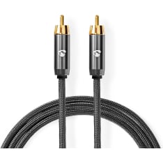 Nedis RCA male-male subwoofer cable