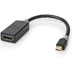 Nedis Mini DisplayPort 1.4 - HDMI sovitinkaapeli