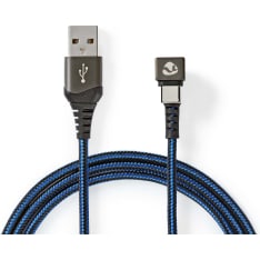 Nedis USB -  USB-C kaapeli kääntyvällä liittimellä
