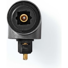 Nedis CATB25920GY TosLink female-TosLink male Angle 90° TosLink adapter
