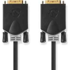 Nedis CCBW32000AT30 DVI-D 24+1 pin male to DVI-D 24+1 pin male 3.00 m DVI cable
