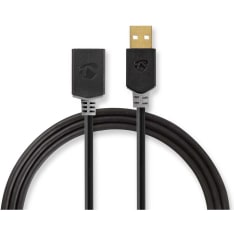 Nedis CCBW60010AT30 USB-A Uros-USB-A Naaras 3.00 m USB 2.0 kaapeli