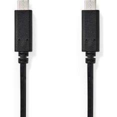 Nedis CCGB64700BK20 USB-C Uros-USB-C Uros 2.00 m USB 3.2 Gen 1 kaapeli