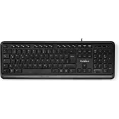 Nedis KBMU200BKDE QWERTZ DE Wired Keyboard
