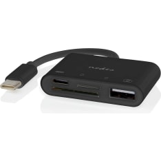 Nedis USB-C hub with memory card reader