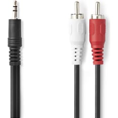 Nedis CAGL22200BK10 Stereo audio cable